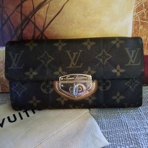 Louis vuitton monogram etoile portefeuille sarah wallet SP1028
